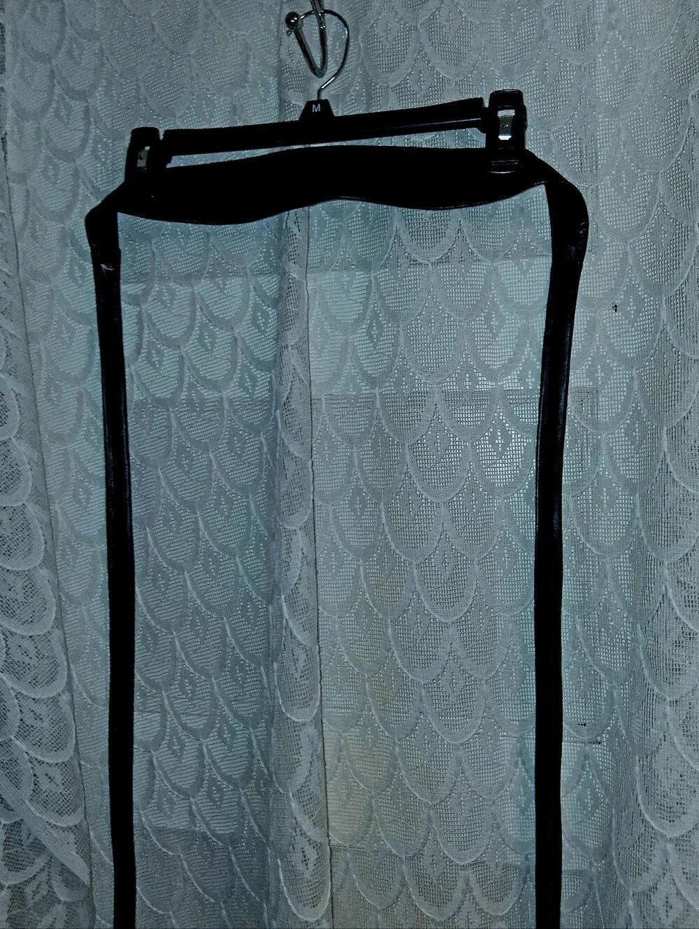 Long Wrap Around Black Leather Belt